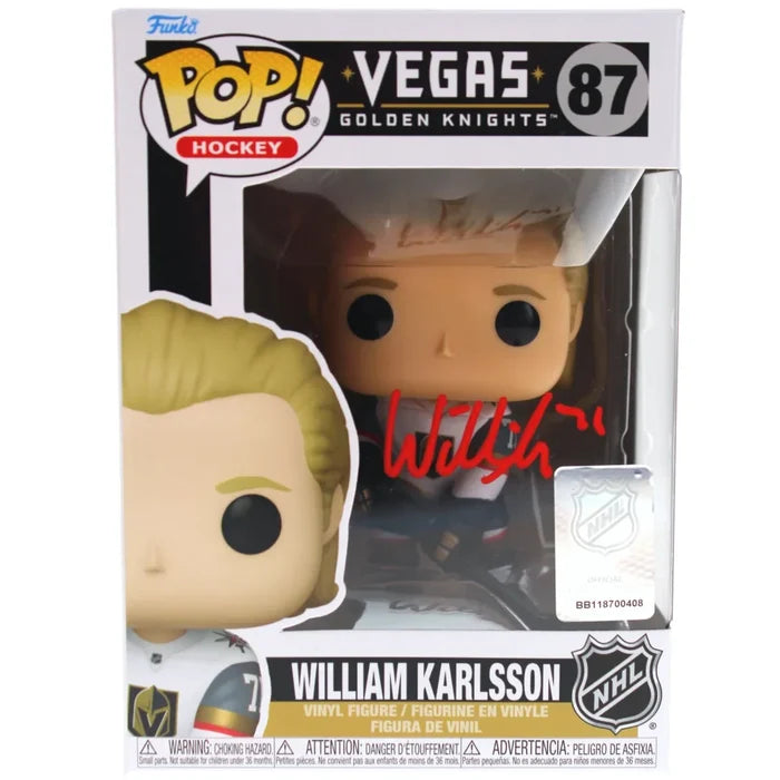 William Karlsson Autographed Funko Pop #87 IGM COA Vegas Golden Knights Signed - Vegas Team Store