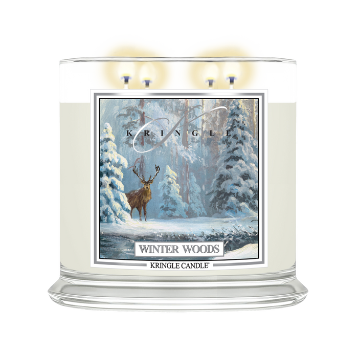 Winter Woods Scented Extra Large 4-wick Candle - Kringle Candle Store