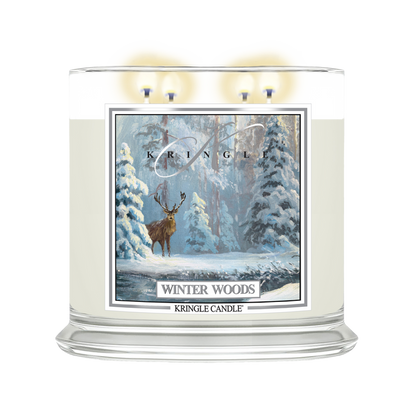 Winter Woods Scented Extra Large 4-wick Candle - Kringle Candle Store