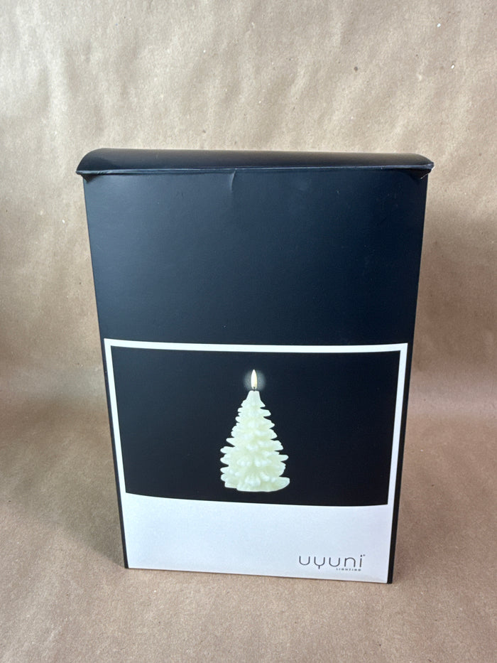 Yellow Uyuni Christmas Tree Battery Operated Candle - Appears Unused