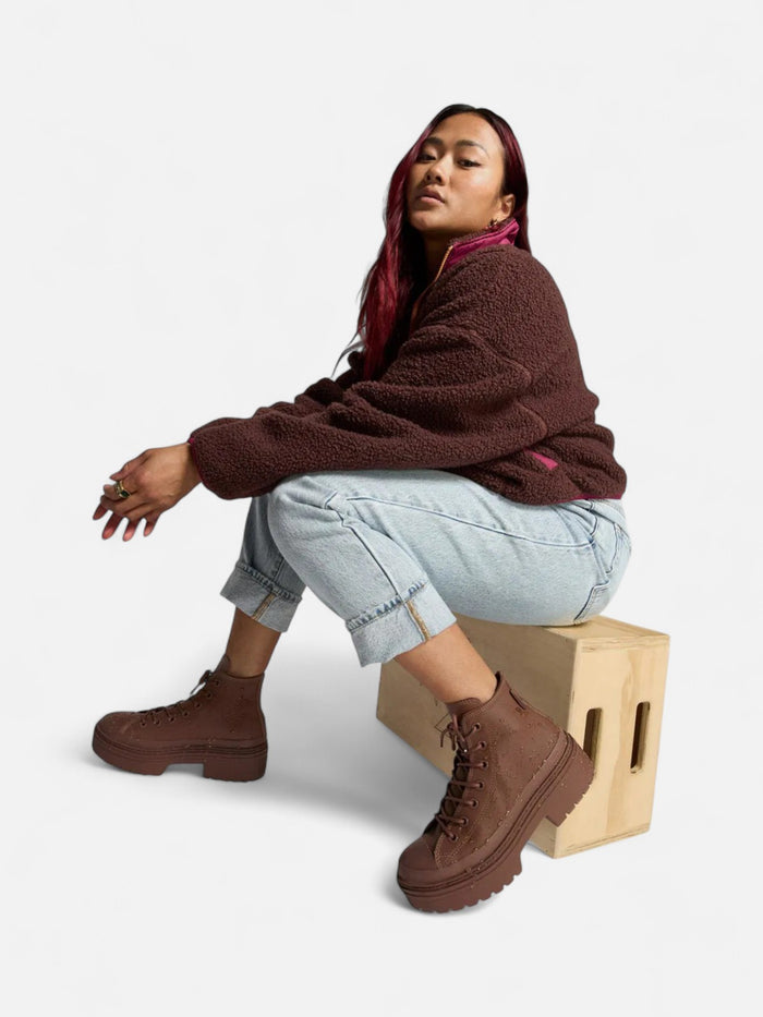 Zapatillas Converse Lugged Heel Hi Waterproof Marron