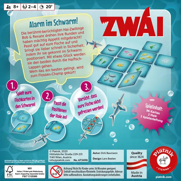 Zwai - Verfressenes Legespiel für die ganze Familie