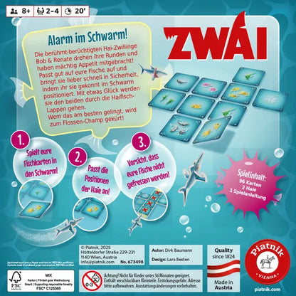 Zwai - Verfressenes Legespiel für die ganze Familie